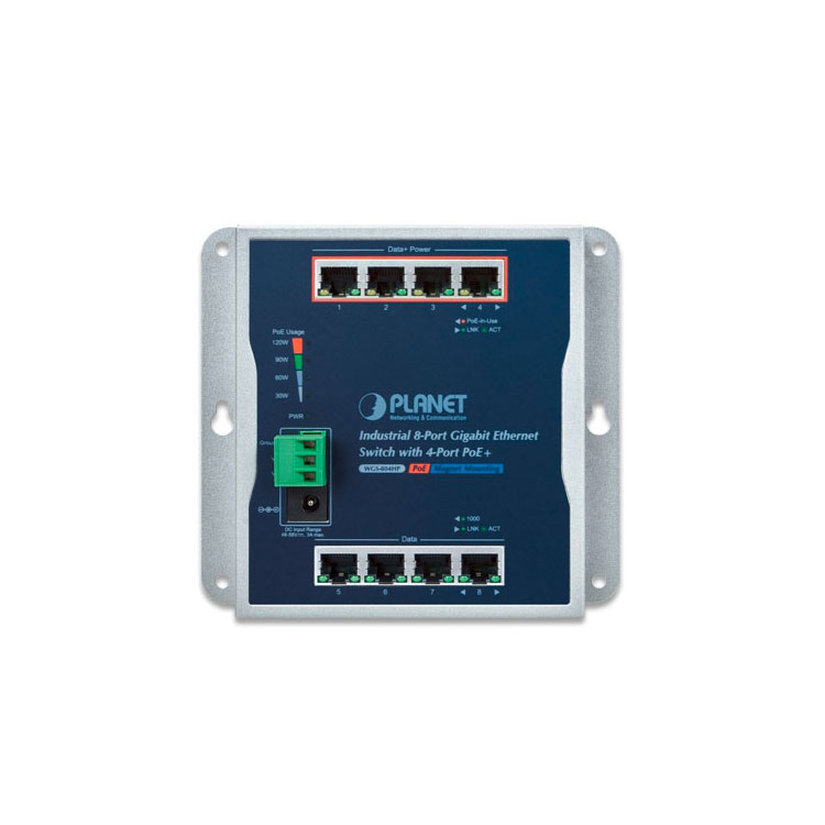 WGS-804HP » 8-port Gigabit Ethernet Switch