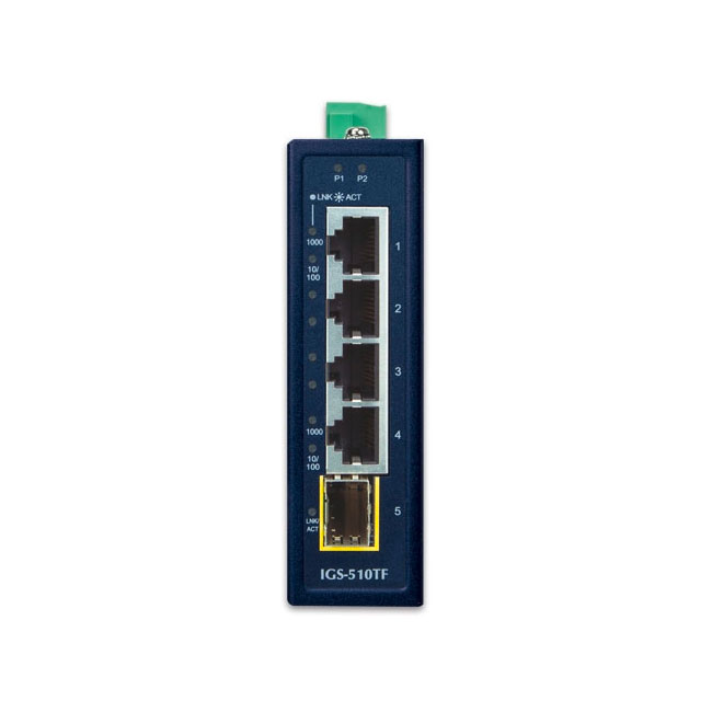 IGS-510TF » 5-port Gigabit Ethernet Switch