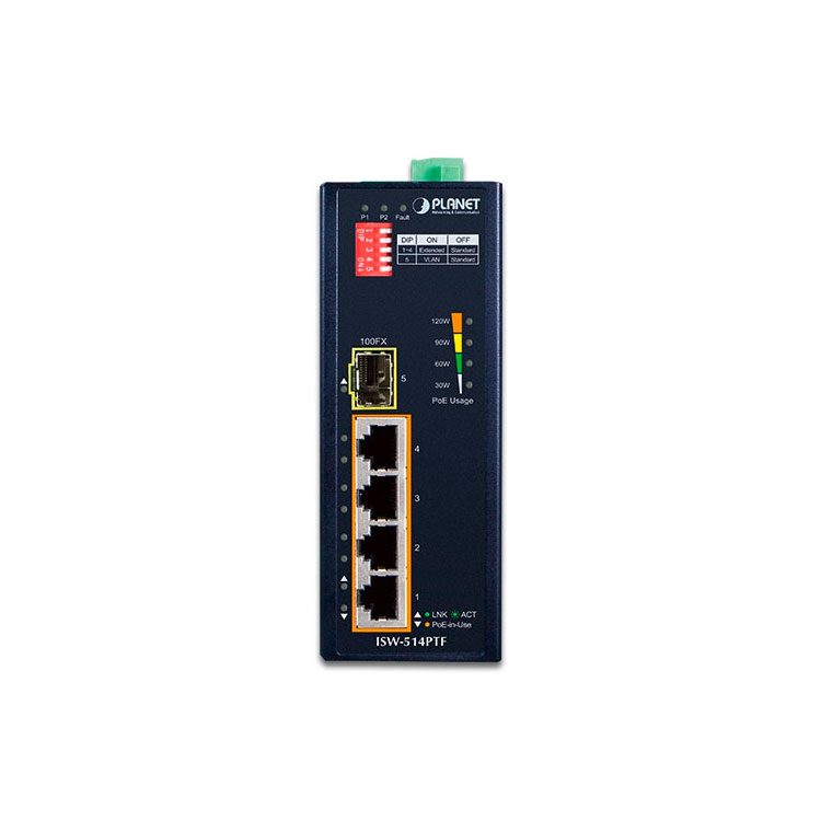 ISW-514PTF » 5-port Ethernet Switch