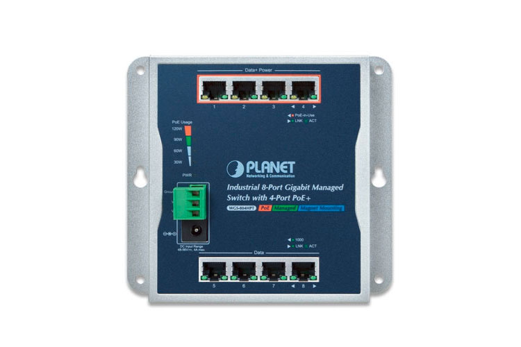 WGS-804HPT » 8-port Managed Switch