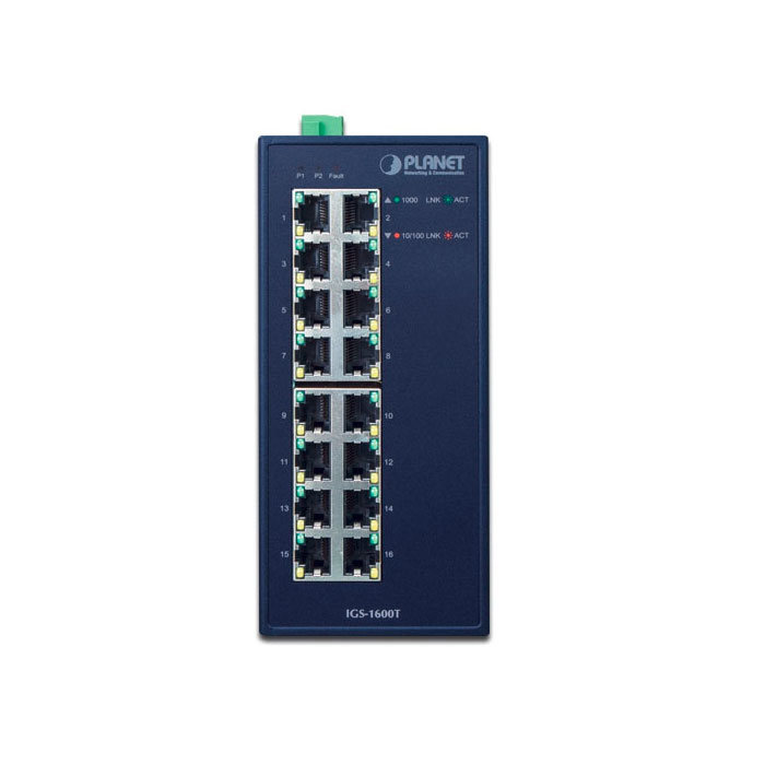 IGS-1600T » 16-port Gigabit Ethernet Switch