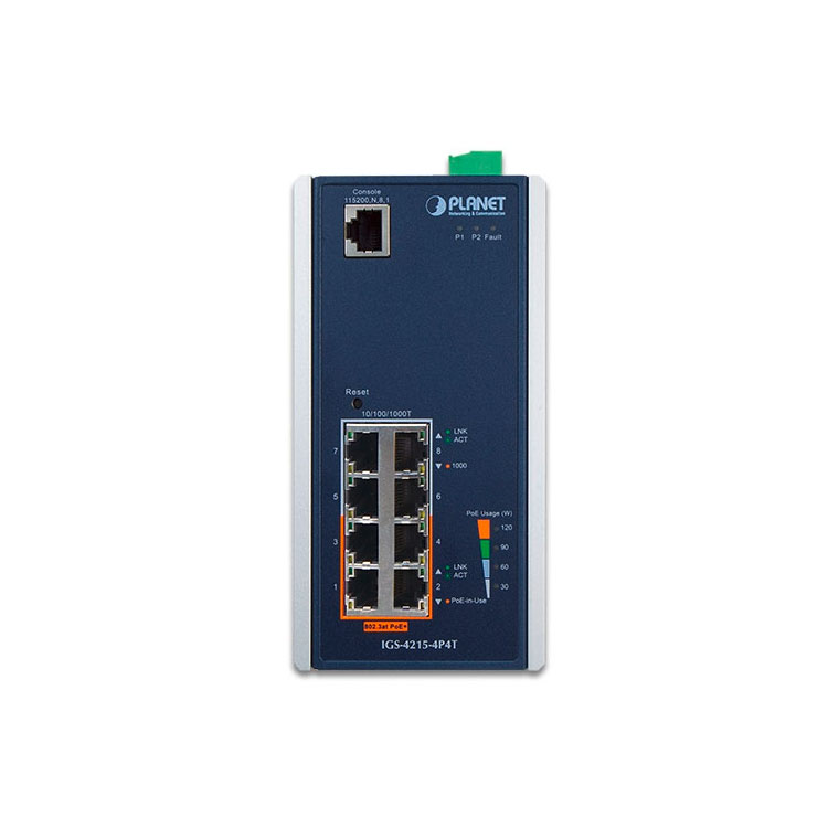IGS-4215-4P4T » 8-port Managed Switch