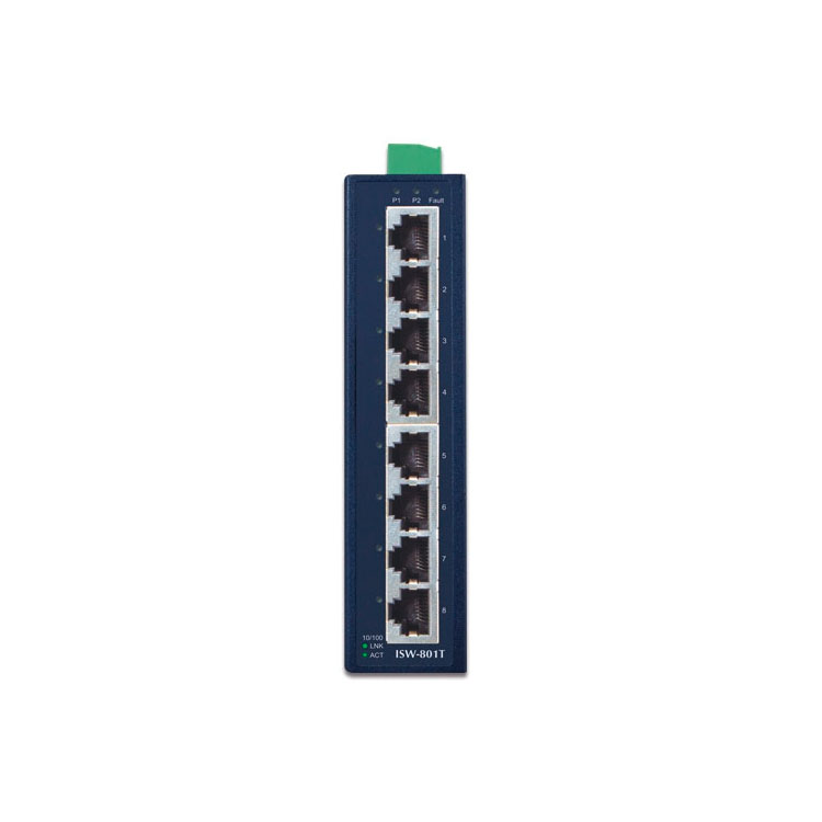 ISW-801T » 8-port Fast-Ethernet Switch